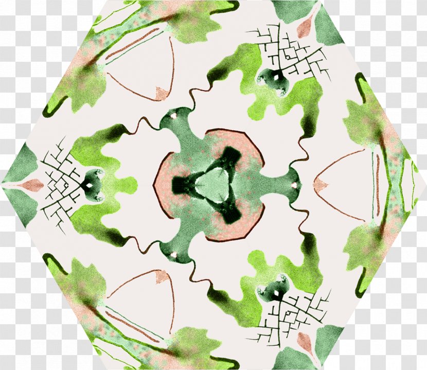 Green Leaf - Hand Painted Cactus Transparent PNG