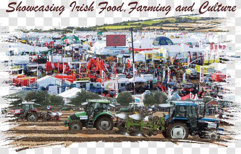 National Ploughing Championships Day 2 Tullamore Screggan - Tractor Transparent PNG