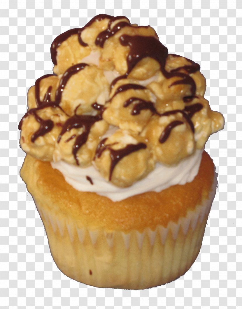 Muffin Cupcake Cream Praline Cuisine Of The United States - Baked Goods Transparent PNG