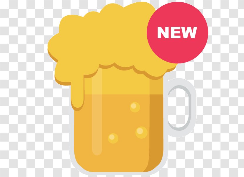 Draught Beer Mousse Head Yellow - Bar Transparent PNG