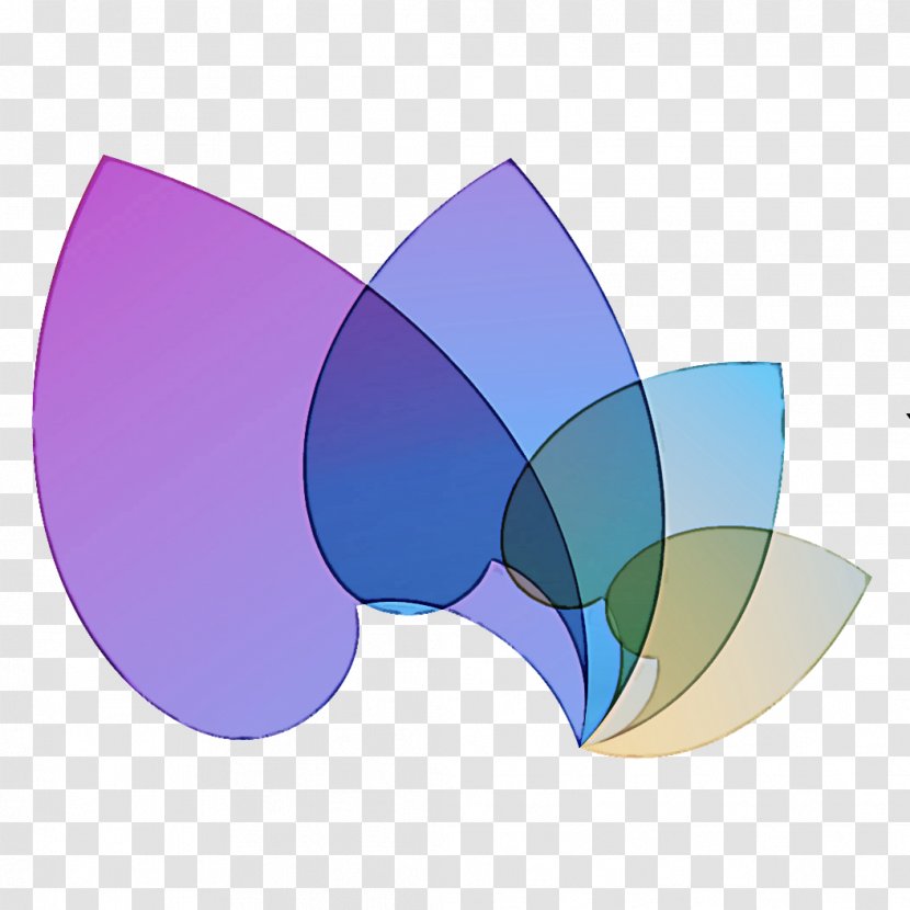 Violet Purple Leaf Logo Butterfly - Moths And Butterflies Petal Transparent PNG