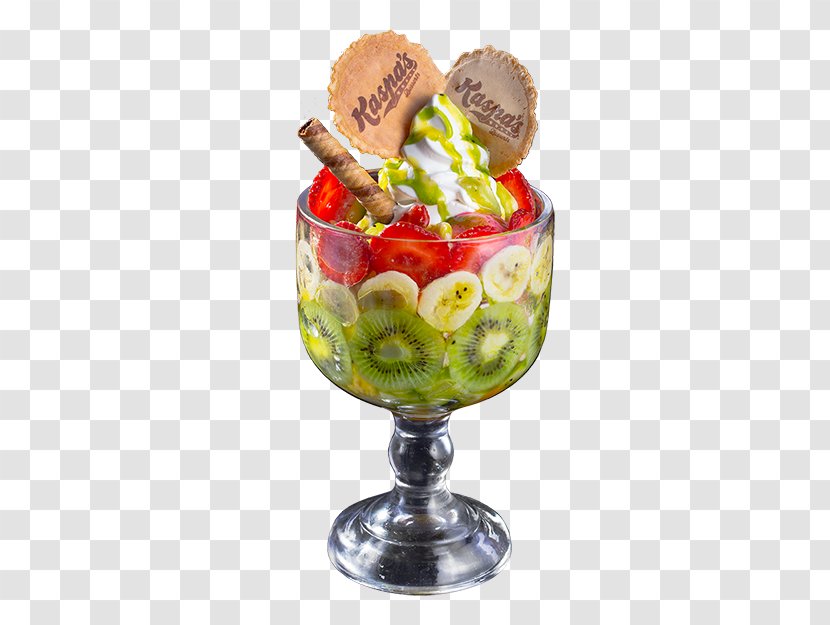 Sundae Ice Cream Fruit Salad Tutti Frutti - Dairy Product Transparent PNG