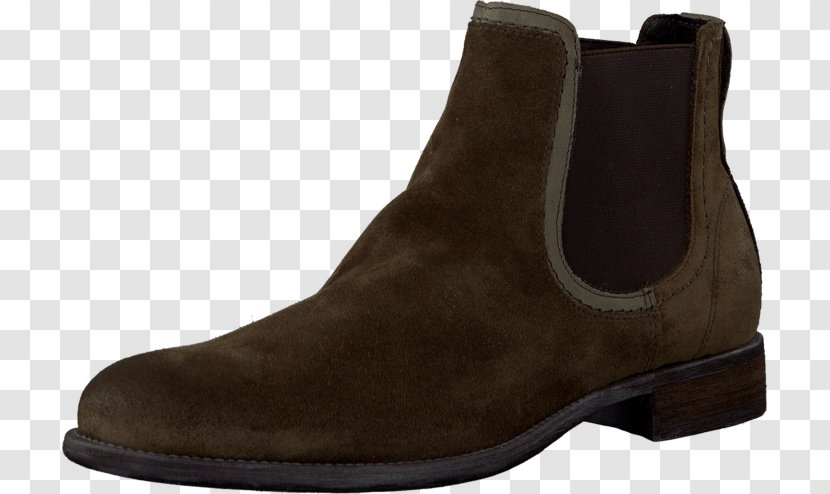 Chelsea Boot Shoe Suede Leather - Brown Transparent PNG