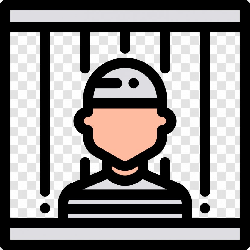 Prison Crime Police Computer File - A Criminal In Jail Transparent PNG