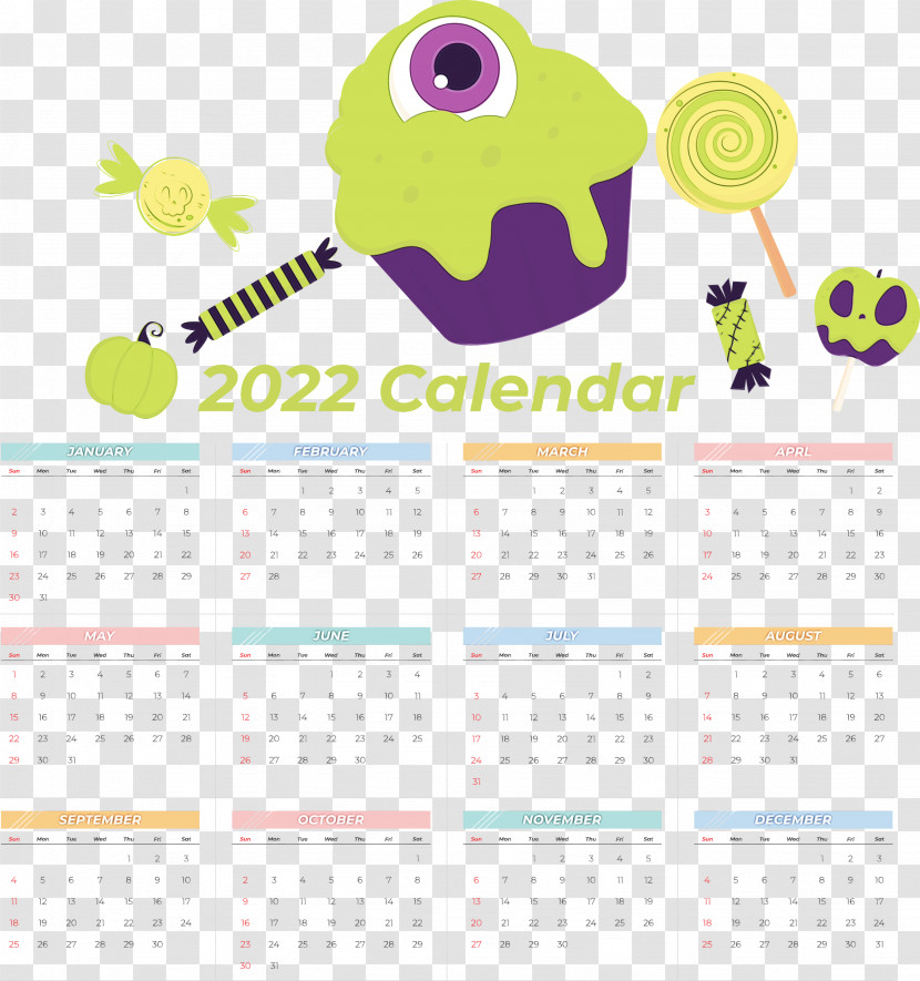 Font Line Calendar System Yellow Meter Transparent PNG