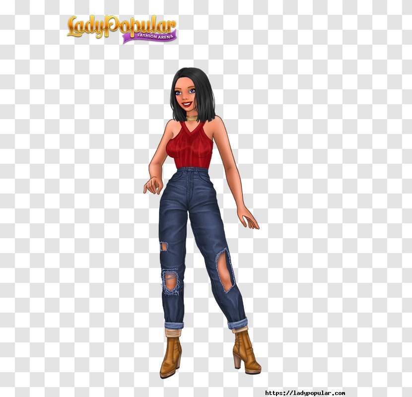 Lady Popular Fashion Game Clip Art - Name - Joint Transparent PNG