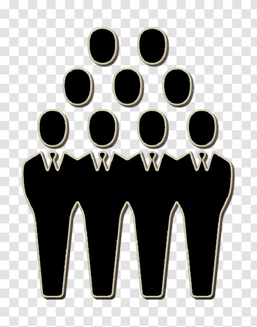 Business Seo Elements Icon Group People - Metal Transparent PNG