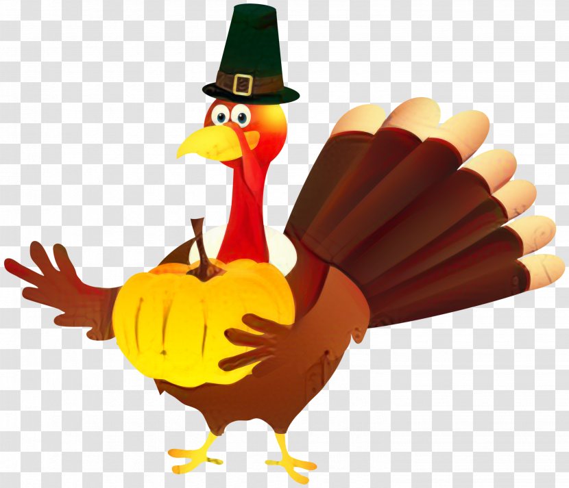 Turkey Thanksgiving Cartoon - Beak Rooster Transparent PNG