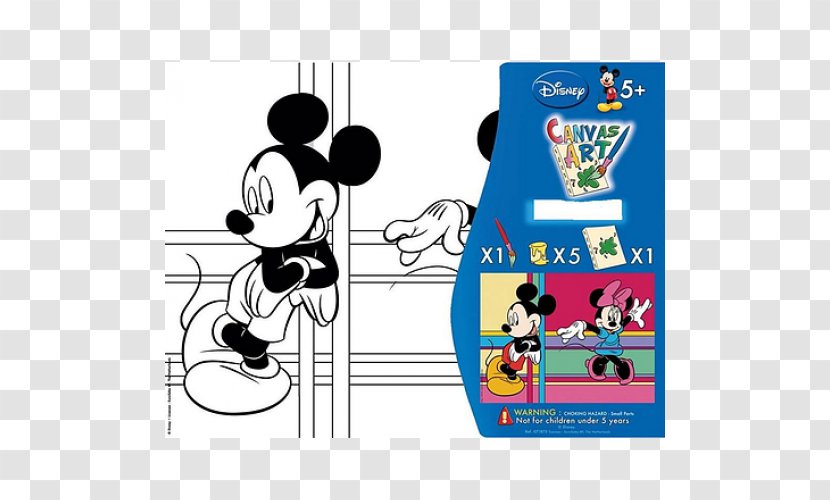 Canvas Schilderset Kind Prinses Disney Princess Paint Your Own Blejtram Podobrazie - Material - Educa Puzzle Baby Mickey Transparent PNG