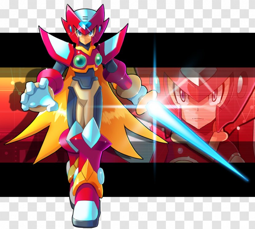 Mega Man X & Bass ZX 10 - Cartoon - Zero Transparent PNG