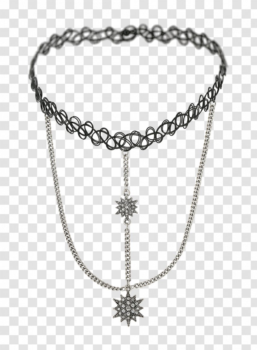 Necklace Jewellery Choker Tattoo Transparent PNG