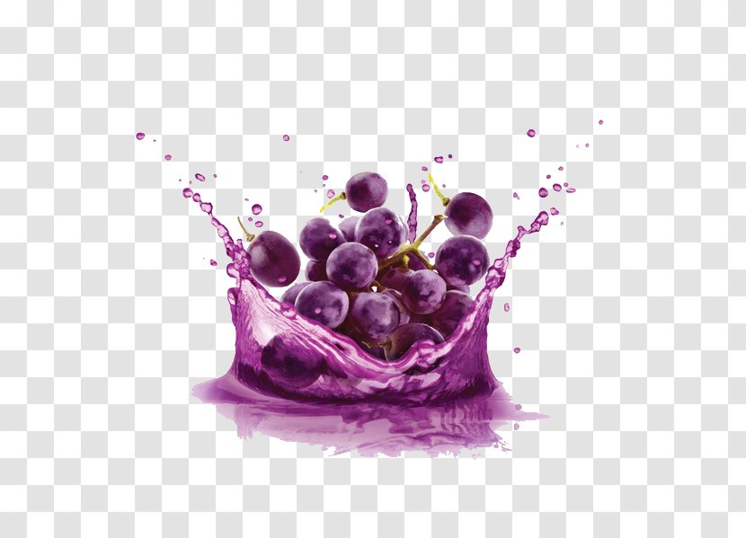 Juicer Smoothie Milkshake Grapefruit Juice - Produce - Grape Transparent PNG