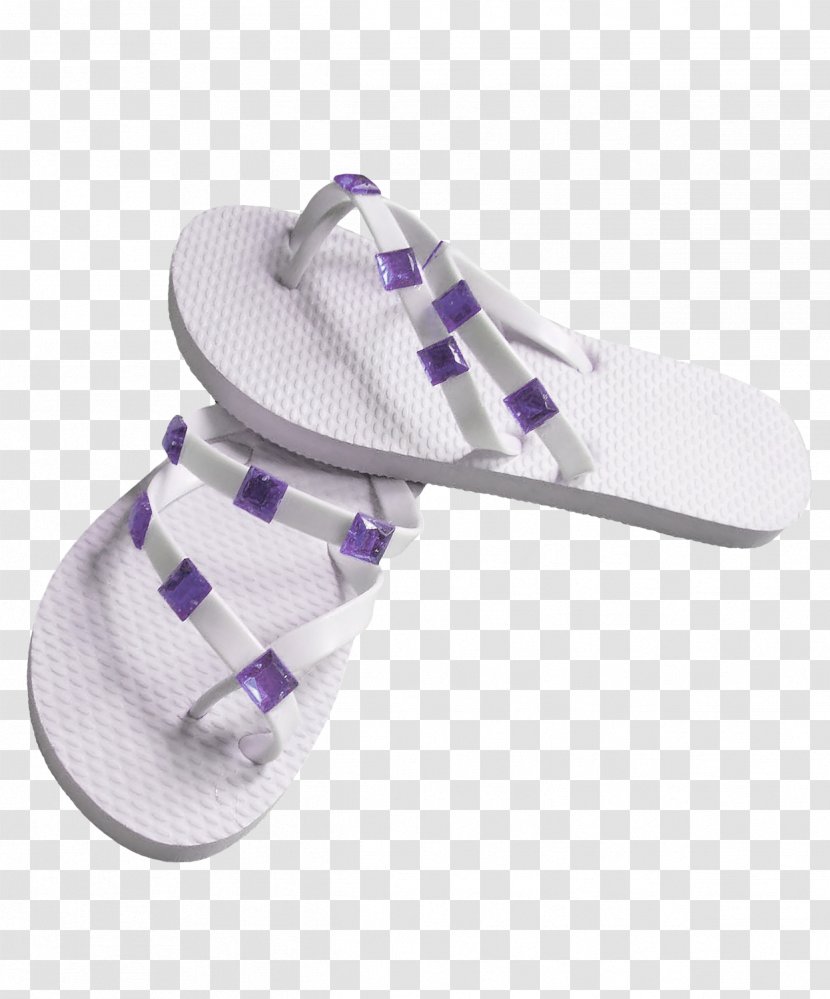 Flip-flops Beach Slipper - Lilac - Pretty Sandals Transparent PNG