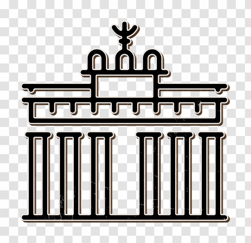 Berlin Icon Brandenburg Gate Icon Monuments Icon Transparent PNG
