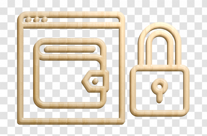 Padlock Icon Digital Wallet Icon Data Protection Icon Transparent PNG