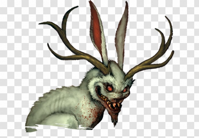 Malifaux Jackalope Antler Deer Hare Transparent PNG