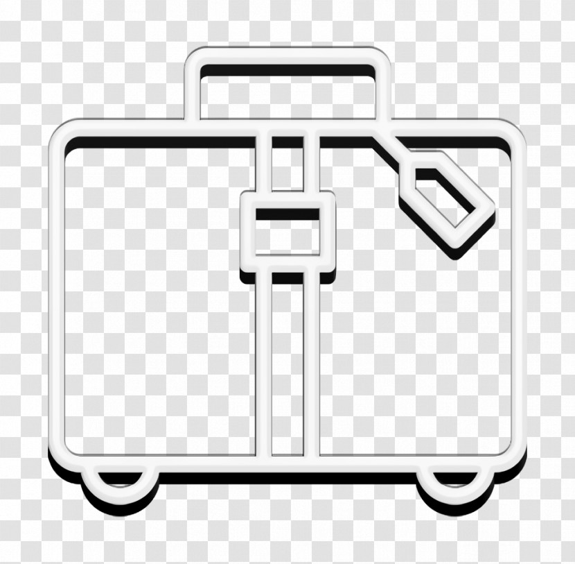Hotel Services Icon Bag Icon Suitcase Icon Transparent PNG