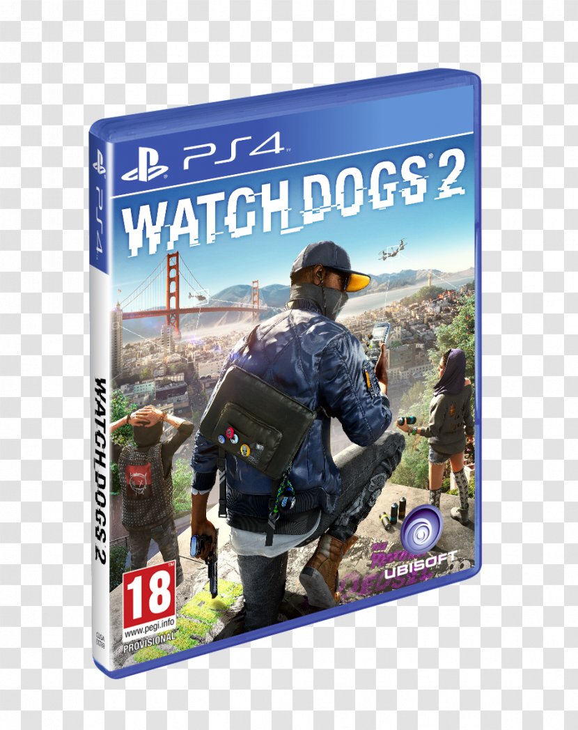 Watch Dogs 2 Xbox 360 PlayStation 4 Video Game - Retail Transparent PNG