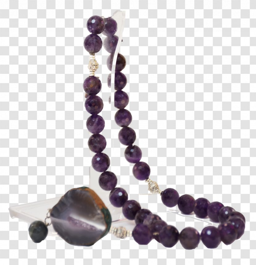 Amethyst Rosary Misbaha Gemstone Bead Transparent PNG