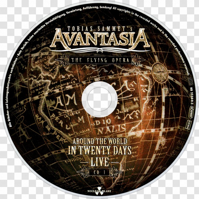 DVD The Flying Opera Avantasia Album Mystery Of Time - Flower - Dvd Transparent PNG