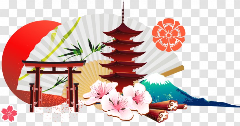 Japanese Microsoft PowerPoint Flag Of Japan - Christmas - Vector Culture Transparent PNG