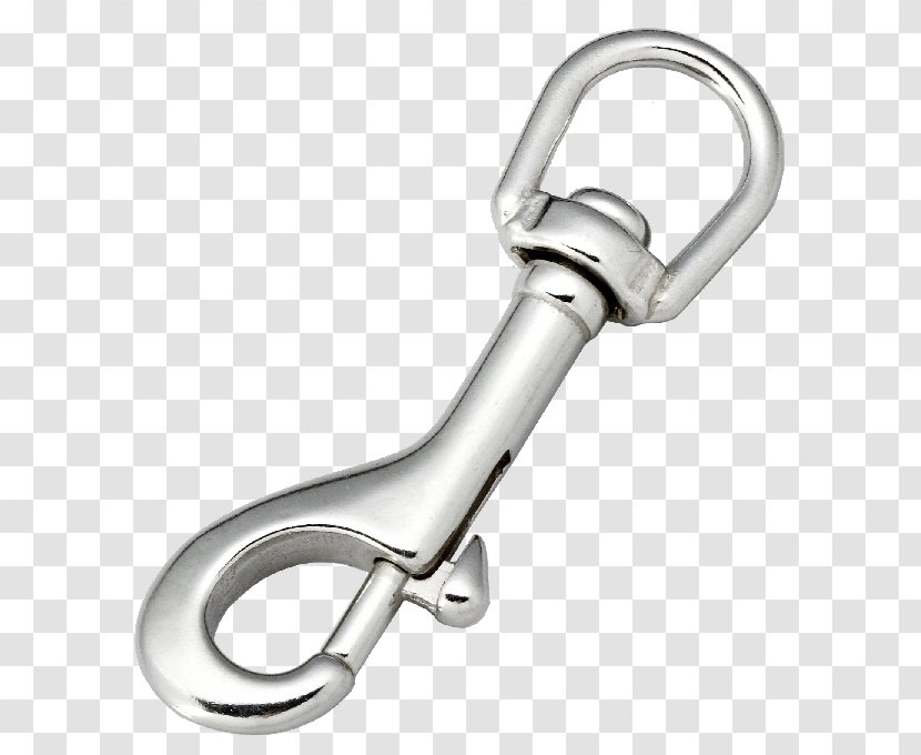 Carabiner Swivel Hook Stainless Steel - Snap Clips Transparent PNG