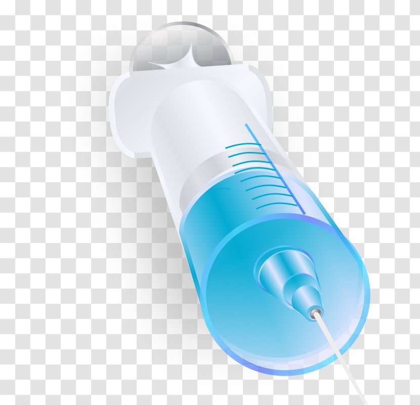 Clip Art Syringe Vector Graphics Hypodermic Needle Openclipart - Injection Transparent PNG
