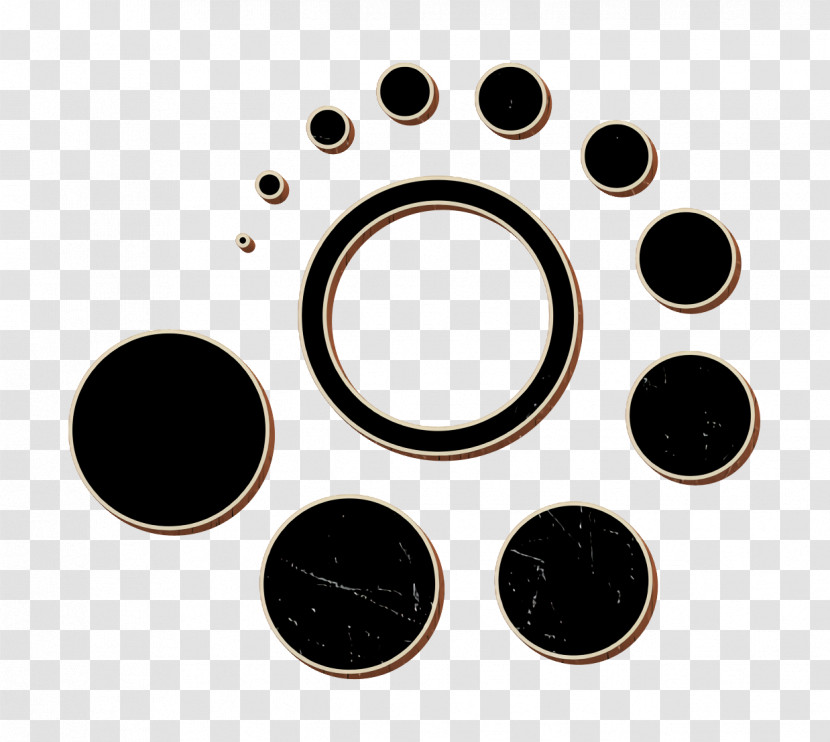 Circle With Dots Forming A Spiral In Perspective Icon Earth Icons Icon Shapes Icon Transparent PNG