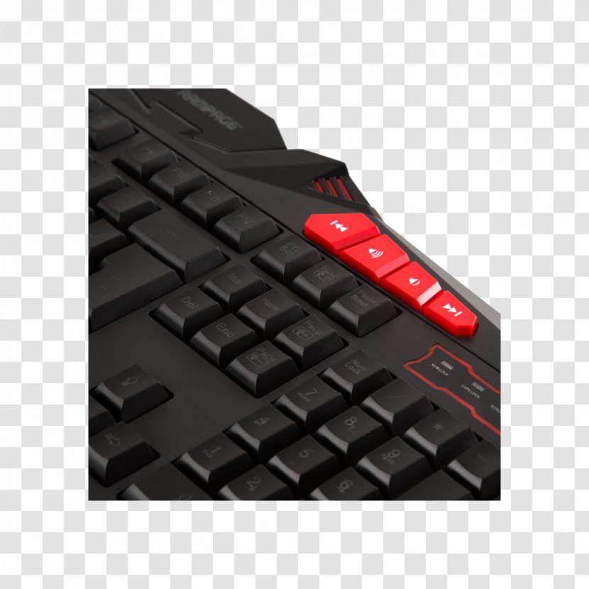 Computer Keyboard Numeric Keypads Space Bar USB - Black - Spectra Headset Transparent PNG