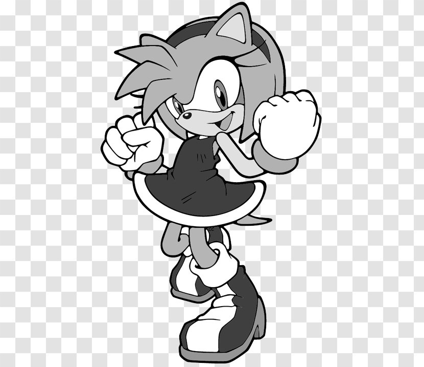 Sonic The Hedgehog & Knuckles Amy Rose Echidna Adventure 2 - Cartoon - Hedgehogs Too Cute Transparent PNG