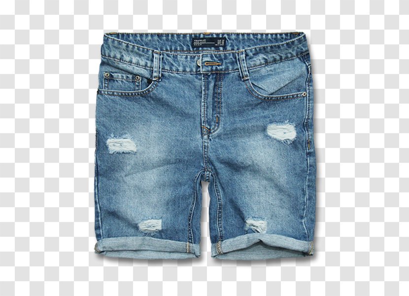 Jeans Denim Trunks Bermuda Shorts Transparent PNG