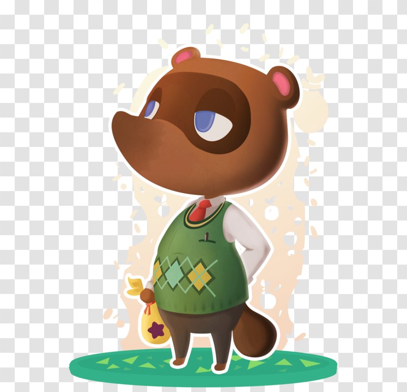 Tom Nook Animal Crossing: New Leaf Wild World Character Art - Museum - Crossing Transparent PNG