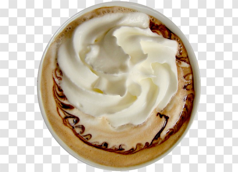 Coffee Cappuccino Cafe Ice Cream Dessert - Food Transparent PNG