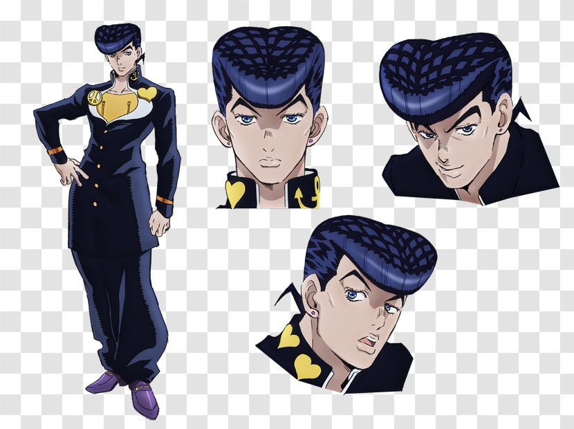 Josuke Higashikata Jotaro Kujo JoJo's Bizarre Adventure Diamond Is Unbreakable Costume - Frame - School Opening Time Transparent PNG