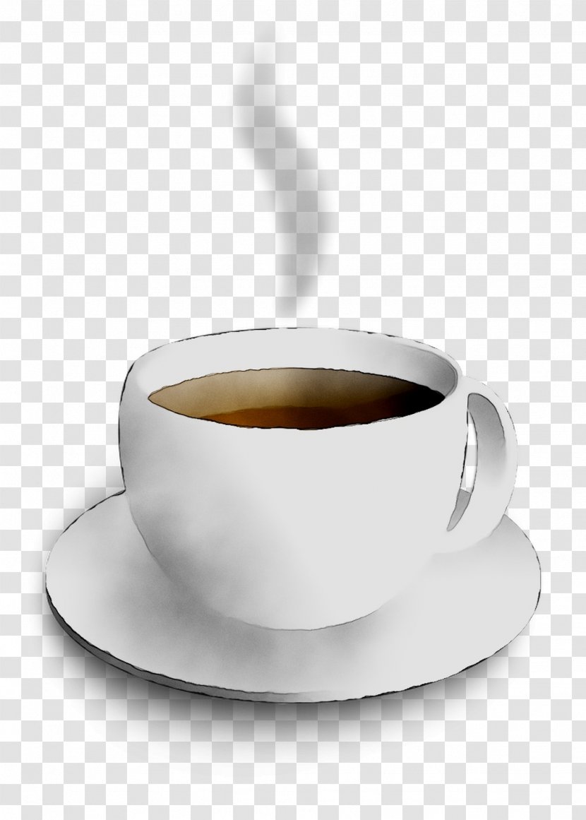 Cuban Espresso Coffee Cup White Ristretto - Saucer Transparent PNG