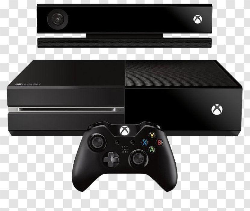 Xbox 360 Kinect Black One Video Game Consoles - Microsoft Transparent PNG