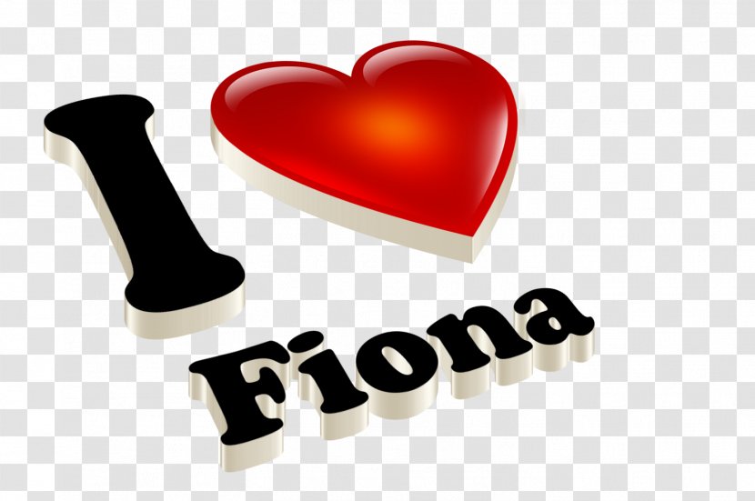 Name Logo Image Brand - Love - Fiona Transparent PNG