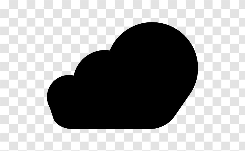 Cloud - Interface - Black And White Transparent PNG