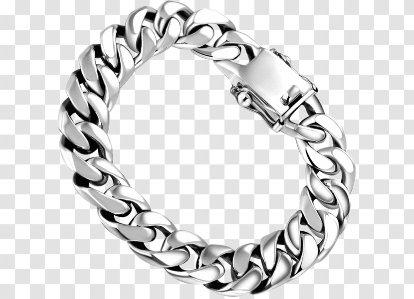 Chain Bracelet Silver Ring Jewellery - Hardware Accessory Transparent PNG