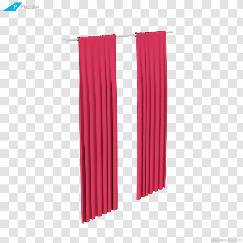 Curtain Pink M Angle RTV - Interior Design Transparent PNG