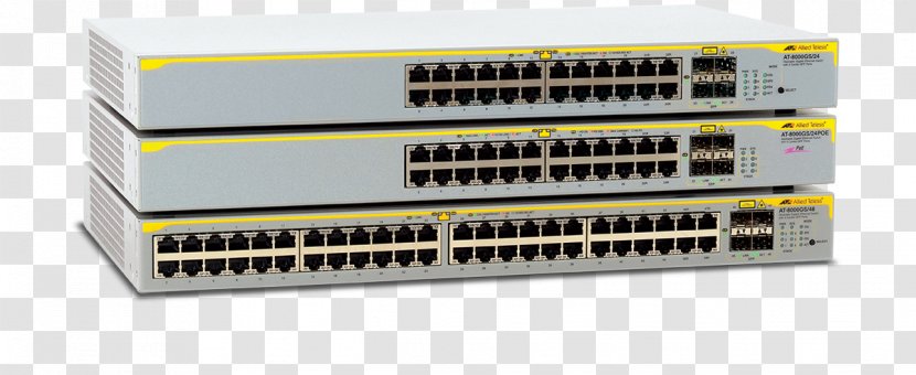 Allied Telesis Network Switch Computer Stackable Gigabit Ethernet - Port Transparent PNG