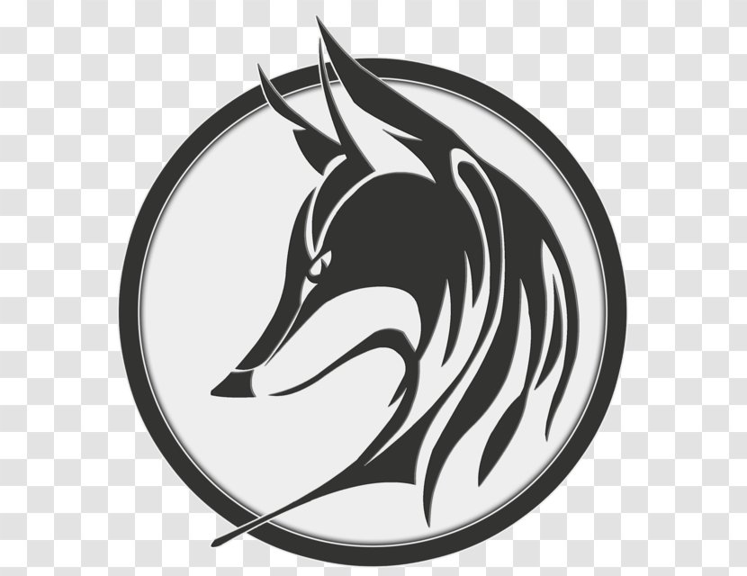 Canidae Logo Gray Fox Emblem Transparent PNG