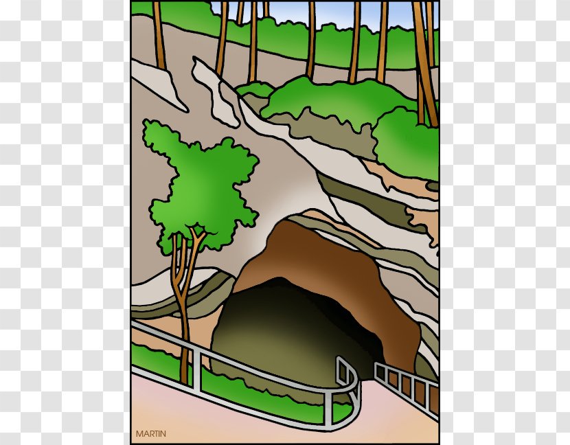 Mammoth Cave National Park Bat Clip Art - Green - Caves Clipartst Transparent PNG