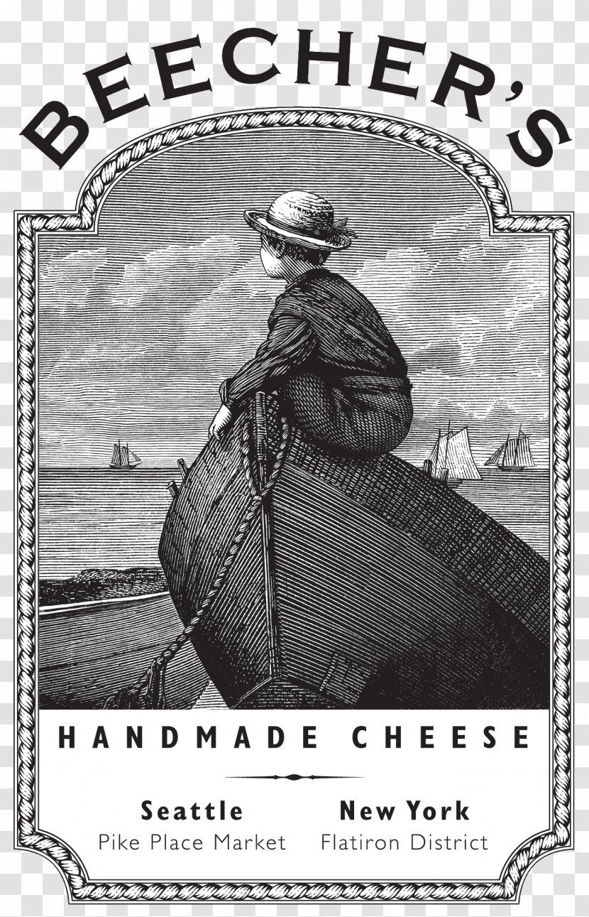 Beecher's Handmade Cheese - Monochrome - SeaTac Macaroni And SandwichCheese Transparent PNG