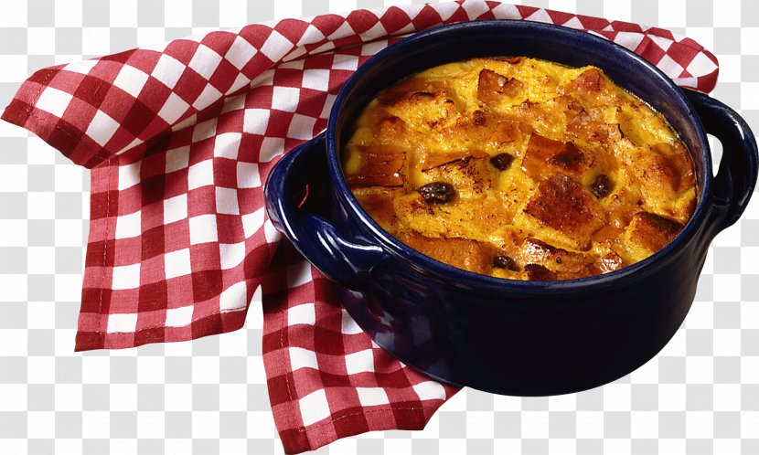 Casserole Bread Pudding Budino Food - Vegetarian - Dishes Transparent PNG