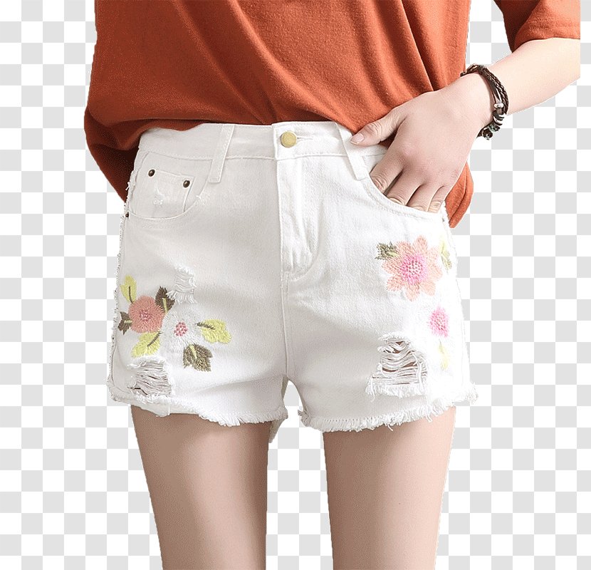 Shorts Jeans Denim Pants Waist - Leggings - 阔腿裤 Transparent PNG
