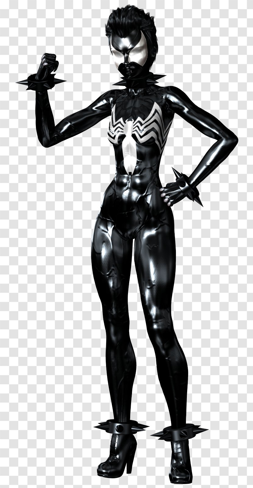 Venom Spider-Man Supervillain Ann Weying Symbiote - Heart Transparent PNG