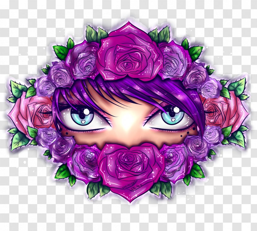 Garden Roses Floral Design Cut Flowers Flower Bouquet - Purple Transparent PNG