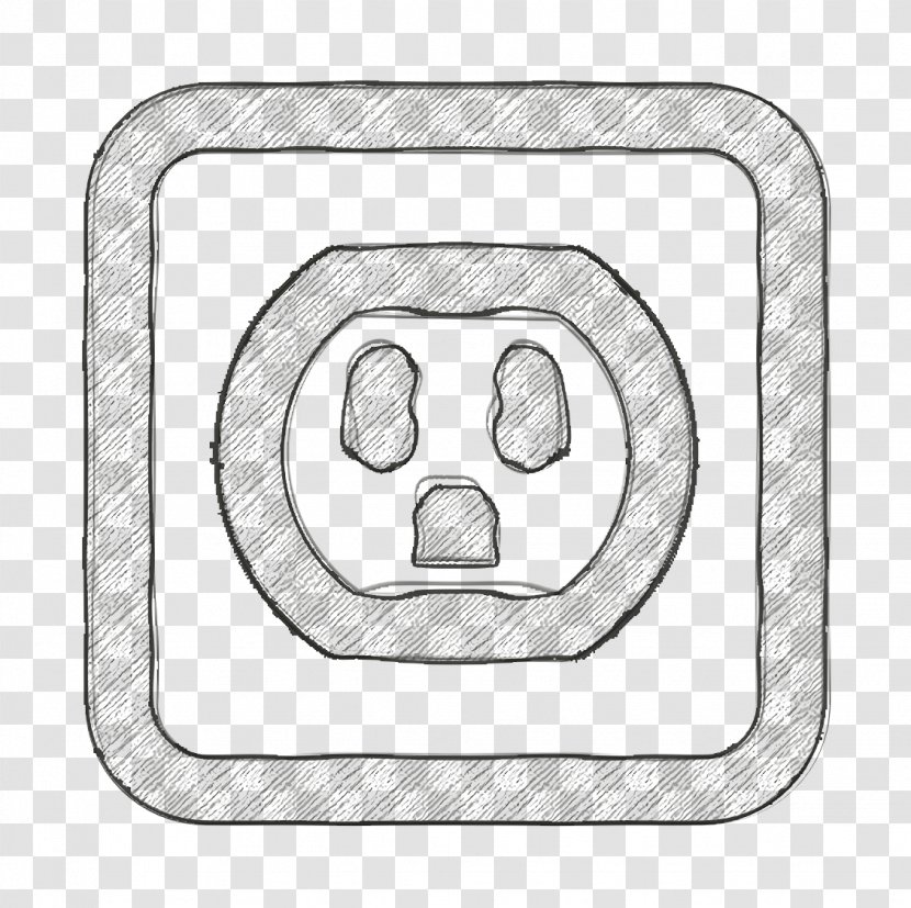 Outlet Icon Power Socket - Smile Drawing Transparent PNG