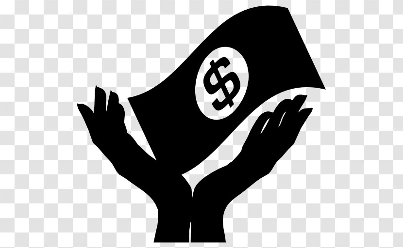 Money United States Dollar Sign - Black And White Transparent PNG